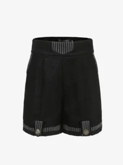 Gothic Lolita Bloomers Black Straight Lolita Shorts