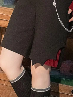 Gothic Lolita Bloomers Straight Red Lolita Shorts