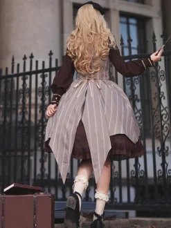 Gothic Lolita Skirt Infanta Coffee Brown Lolita Skirts