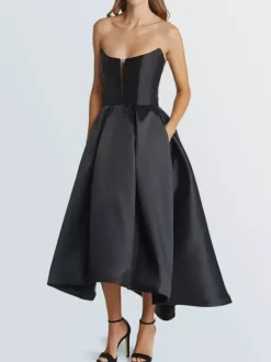 Gothic Wedding Dresses 2026 A-Line Sleeveless Ankle-Length Bridal Gown Free Customization