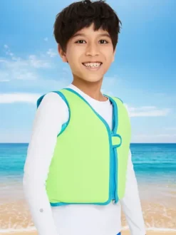 Green Life Vest Children's Sportswear Color Block