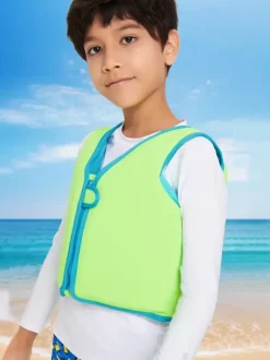 Green Life Vest Children's Sportswear Color Block