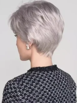 Grey Short Hair With Side Bangs Synthetic Wig For Women 2026