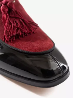 Groom Loafers Mens Tassel Loafer penny Shoes Polyester Round Toe Prom Homecoming Wedding Shoes
