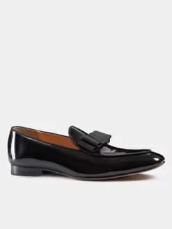 Groom Loafers Mens Belgian Loafer Shoes Bow Suede Slip-On Prom Wedding Shoes