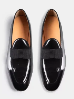 Groom Loafers Mens Belgian Loafer Shoes Bow Suede Slip-On Prom Wedding Shoes