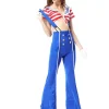 Halloween Costume For Adult Blue Sailors Polyester Holiday Costume Set