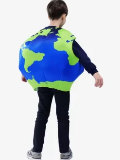 Halloween Costumes For Kids Blue Halloween Polyester Set Kid's Top