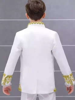 Halloween Costumes For Kids Palace Drama Performance Costume Inlaid Prince Charming Performance Dress