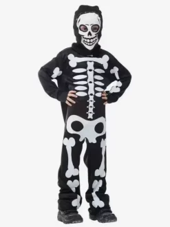 Halloween Costumes For Kids Black Halloween Polyester Set Kid's Jumpsuit Gloves