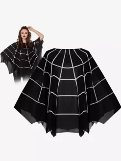 Halloween Gothic Spider Cape Cloak Steampunk Vampire Costume Accessory