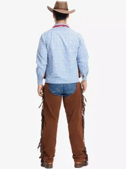 Halloween Halloween Costumes Coffee Brown Men's Burlesque Hat Top Polyester Set Holidays Costumes