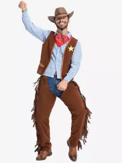 Halloween Halloween Costumes Coffee Brown Men's Burlesque Hat Top Polyester Set Holidays Costumes