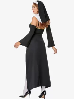 Halloween Womens Costume Halloween Cosplay Set Sexy Lingerie for Adults The Christ Child in Medieval Retro Dresses