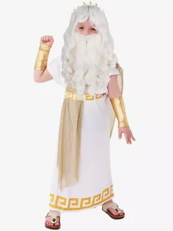 Halloween Costumes For Kids White Halloween Set Kid's Polyester Dress
