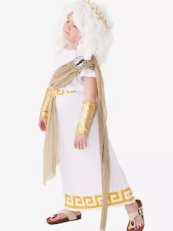 Halloween Costumes For Kids White Halloween Set Kid's Polyester Dress