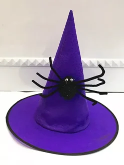 Halloween Decorations Red Plastic Mage Hat Holiday Decorations