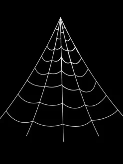 Halloween Decorations White Spider Web Polyester Fiber Holiday Decorations