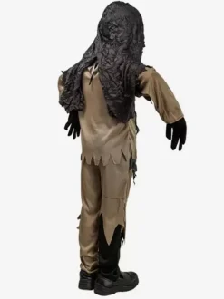 Halloween Kids Halloween Costumes Coffee Brown Halloween Set Kid's Polyester Pants Top