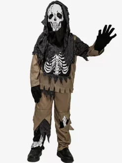 Halloween Kids Halloween Costumes Coffee Brown Halloween Set Kid's Polyester Pants Top