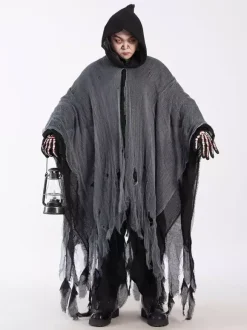 Halloween Tattered Ghost Cape Scary Costume