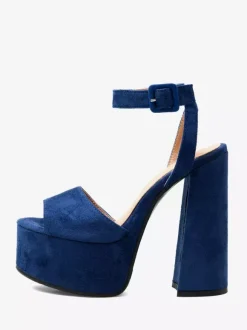 High Heel Sandals Platform Peep Toe Ankle Strap Chunky Heel Sandal Shoes