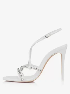 High Heel Sandals Studs Open Toe Strappy Party Shoes For Women