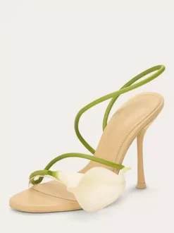 High Heel Sandals Designed Open Toe Strappy Party Shoes For Women
