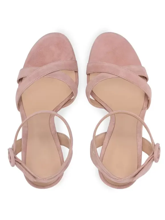 High Heel Sandals Green Micro Suede Upper Round Toe Prom shoes Women Party Shoes