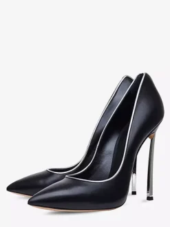 High Heels Pointed Toe Stiletto Plus Size Elegant White Pumps