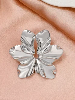 Irregular Flower Shaped Earrings For Women 2026