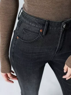 Jeans Women's Bottoms Flared Modern Casual Jeans