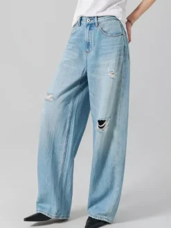 Jeans Women's Bottoms Sexy Casual Raised Waist Jeans