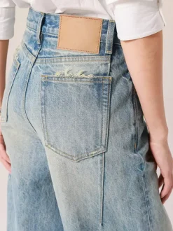Jeans Women's Bottoms Wide Elegant Jeans
