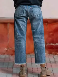 Jeans Women's Straight Charming Denim Casual Bottoms Jeans