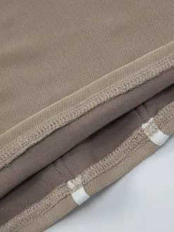 Khaki Cami Top Straps Neck Chic Shaping Camis For Women