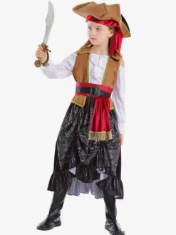 Kids Carnival Halloween Pirate Costumes Outfit
