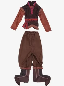 Kids Halloween Costumes Coffee Brown Halloween Set Adult's Polyester Fiber Polyester Top Pants