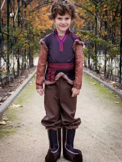 Kids Halloween Costumes Coffee Brown Halloween Set Adult's Polyester Fiber Polyester Top Pants