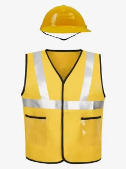 Kids Halloween Costumes Yellow Halloween Set Kid's Polyester Waistcoat Accessory