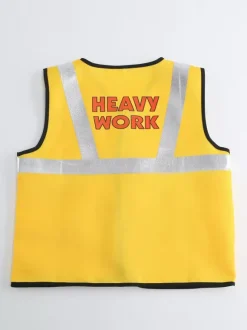 Kids Halloween Costumes Yellow Halloween Set Kid's Polyester Waistcoat Accessory