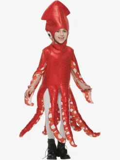Kid's play costume sea creature cute squid one-piece school party funny costume