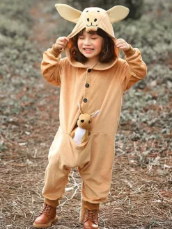 Kids Carnival Kangaroo Kigrumi Cosplay Costumes Kangaroo Jumpsuit for Child