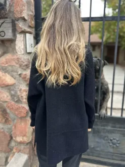 Knit Sleeve Patchwork Blazer For Women 2026