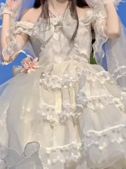 Kuro Lolita Polyester Sleeveless Jumper Lolita Dress