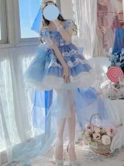 Kuro Lolita Polyester Sleeveless Jumper Lolita Dress