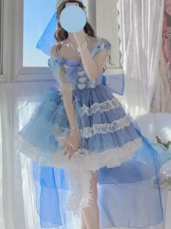 Kuro Lolita Polyester Sleeveless Jumper Lolita Dress