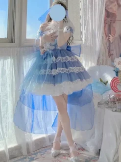 Kuro Lolita Polyester Sleeveless Jumper Lolita Dress