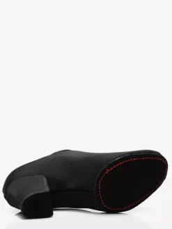 Latin Dance Shoes Black Closed Toe Women's Dance Shoes
