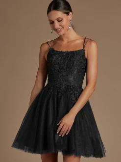 Lavender Homecoming Dress 2026 Short A-Line Jewel Neck Lace Tight Homecoming Outfits Free Customization